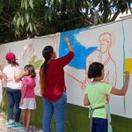 Bringing Sports & Stories to Life: Wall Painting at Bala Mandir by Kamaraj Trust in Collaboration with RYA Metrostar