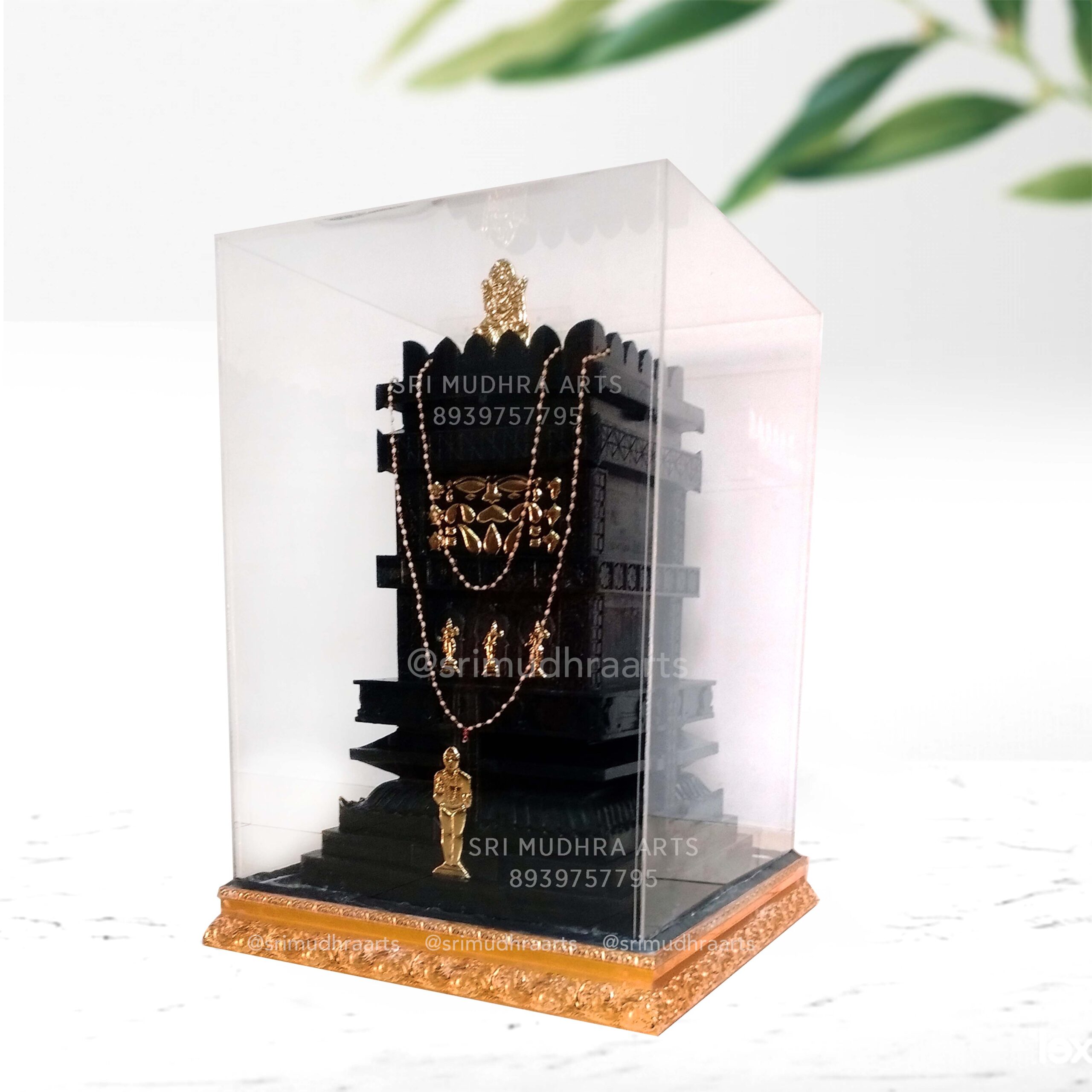 1feet Mantralayam Raghavendra Swamy Brindavanam Handmade Miniature for Pooja Room