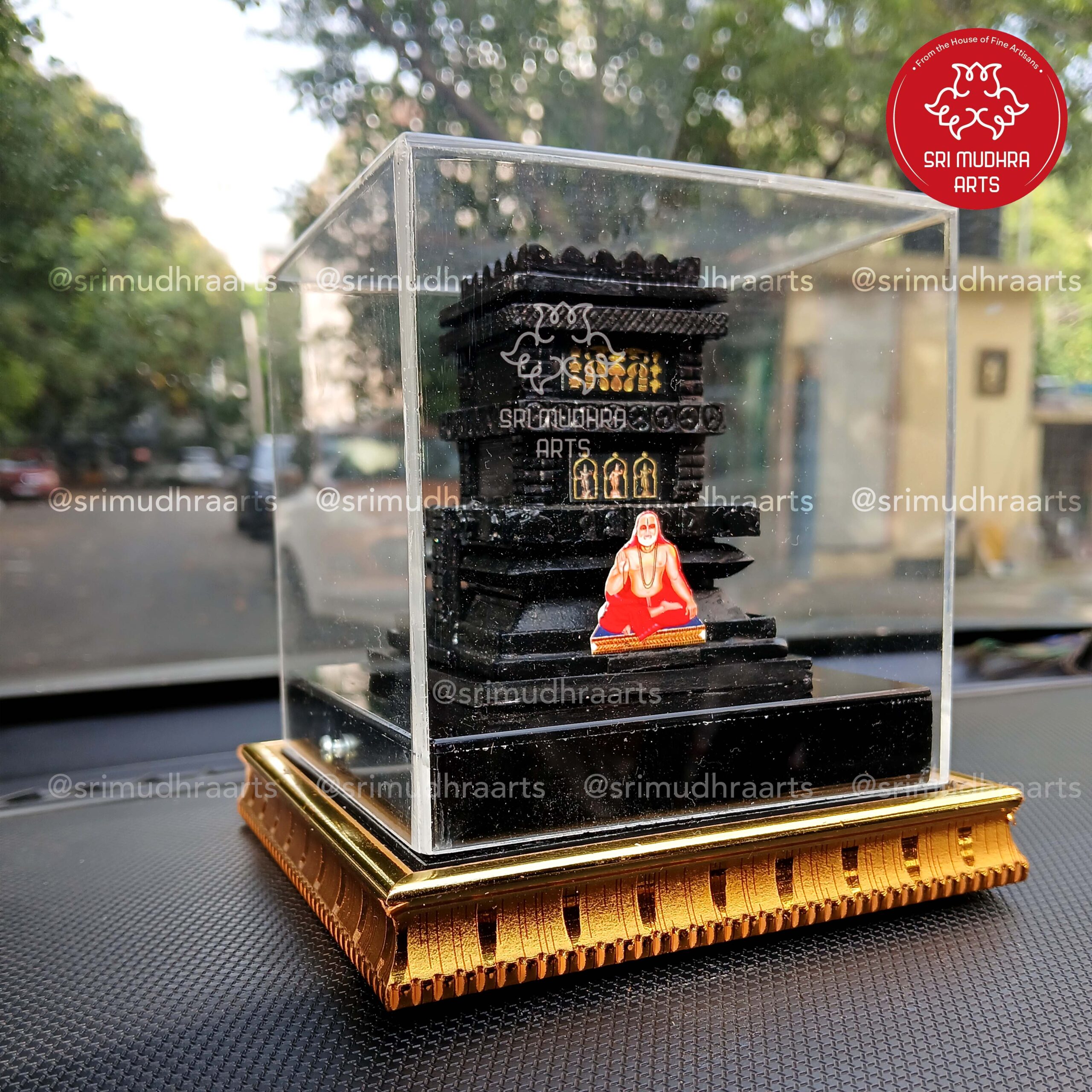 Car Dashboard Mantralayam Raghavendra Swamy Brindavanam Miniature