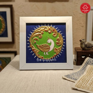 Peacock Mini Tanjore Art