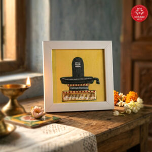 Lingam Mini Tanjore Art